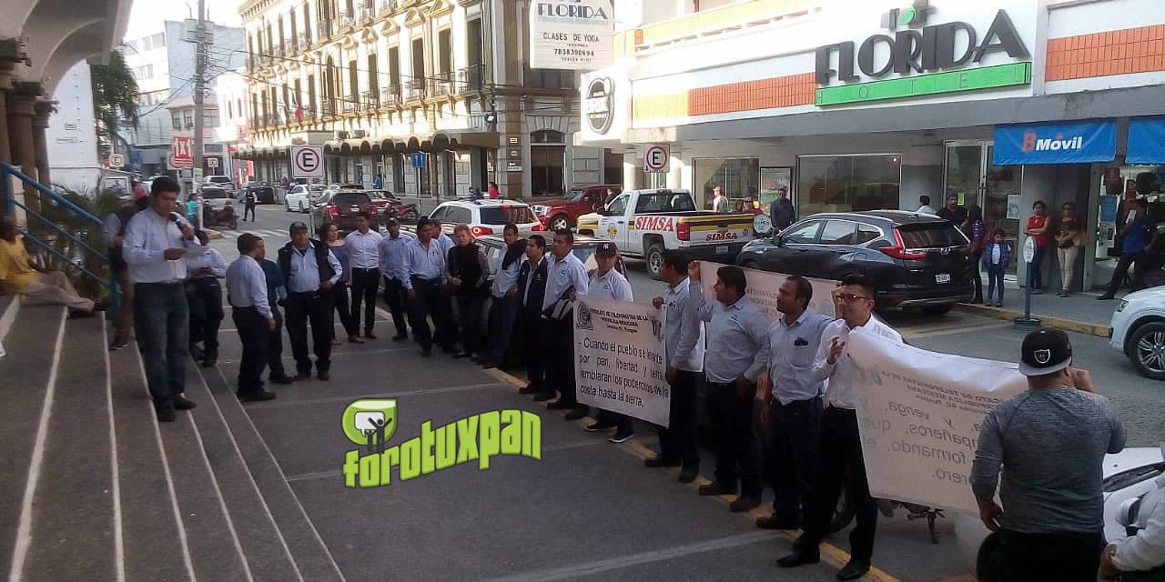 Telefonistas en contra de la ley de Telecomunicaciones