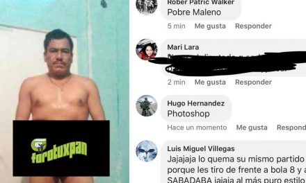 Atacan en Facebook al diputado Maleno Rosales. Suben fotos desnudo; usuarios acusan a Morena.