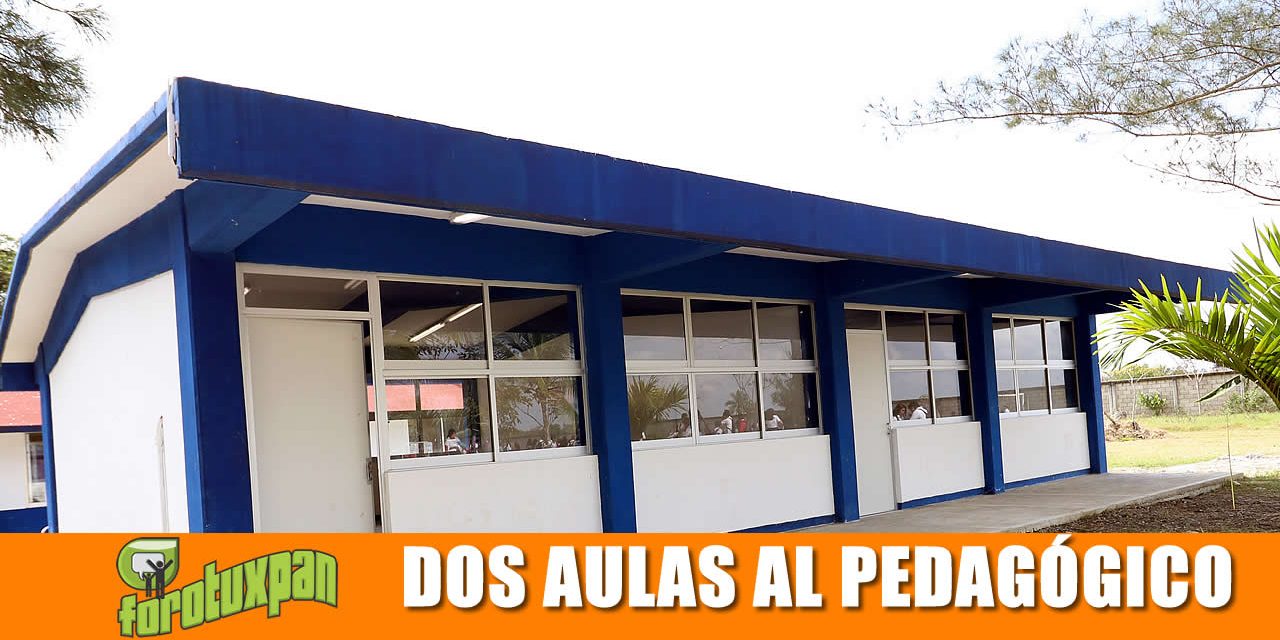 Gobierno municipal entrega dos nuevas aulas al Pedagógico