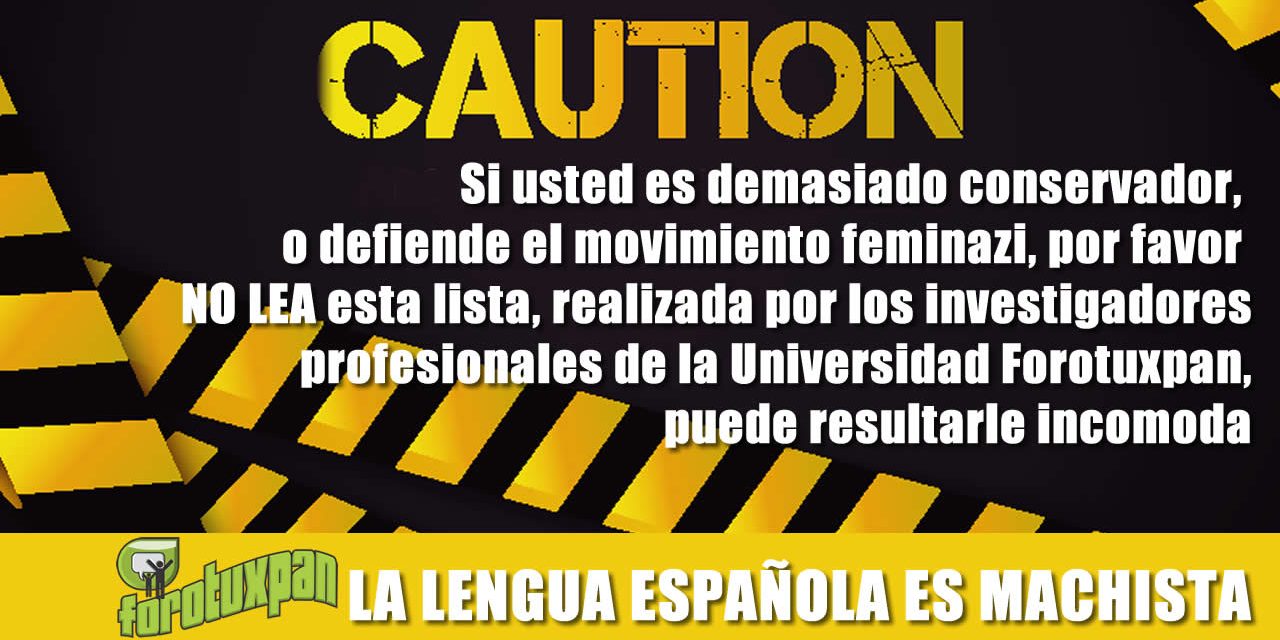 La Lengua Española es Machista