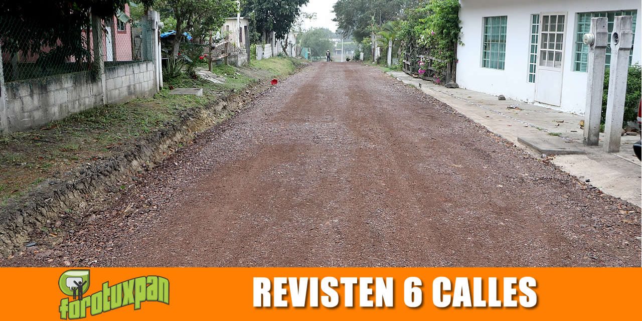 Revestimiento de seis calles en colonia Nuevo Amanecer