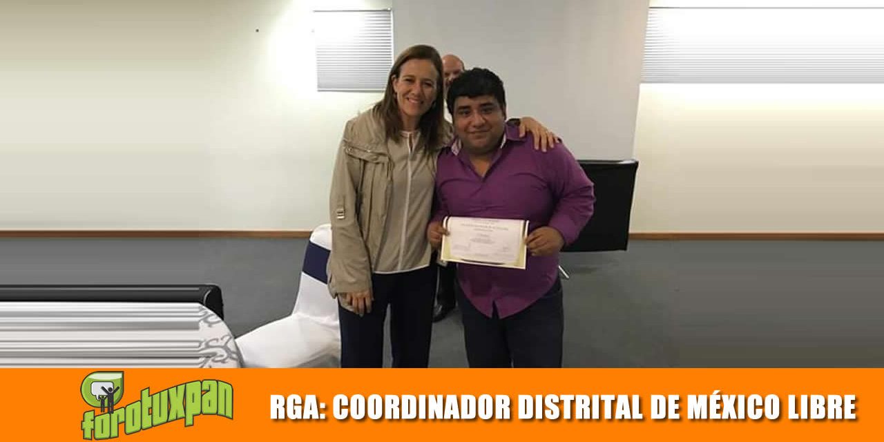 Nombran a Ricardo García del Ángel Coordinador Distrital