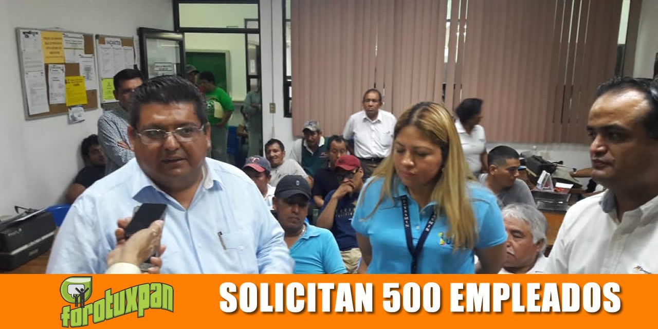 Solicitan 500 trabajadores del sector industrial