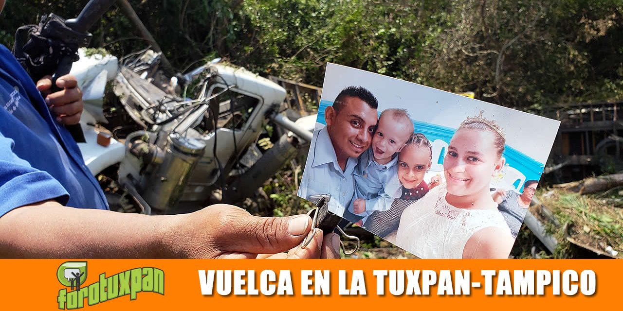 Trailer Vuelca en la Tuxpan-Tampico