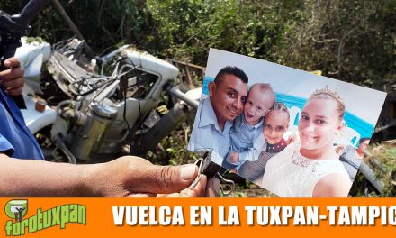 Trailer Vuelca en la Tuxpan-Tampico