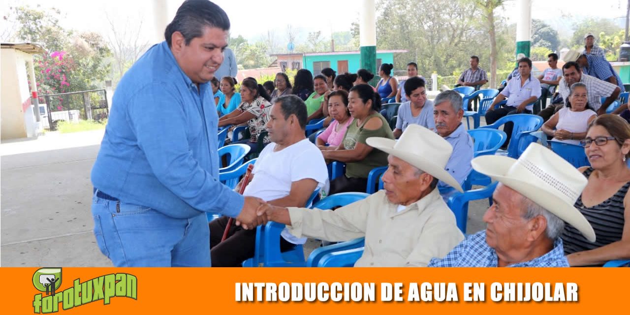 Banderazo para introducción de agua en Chijolar