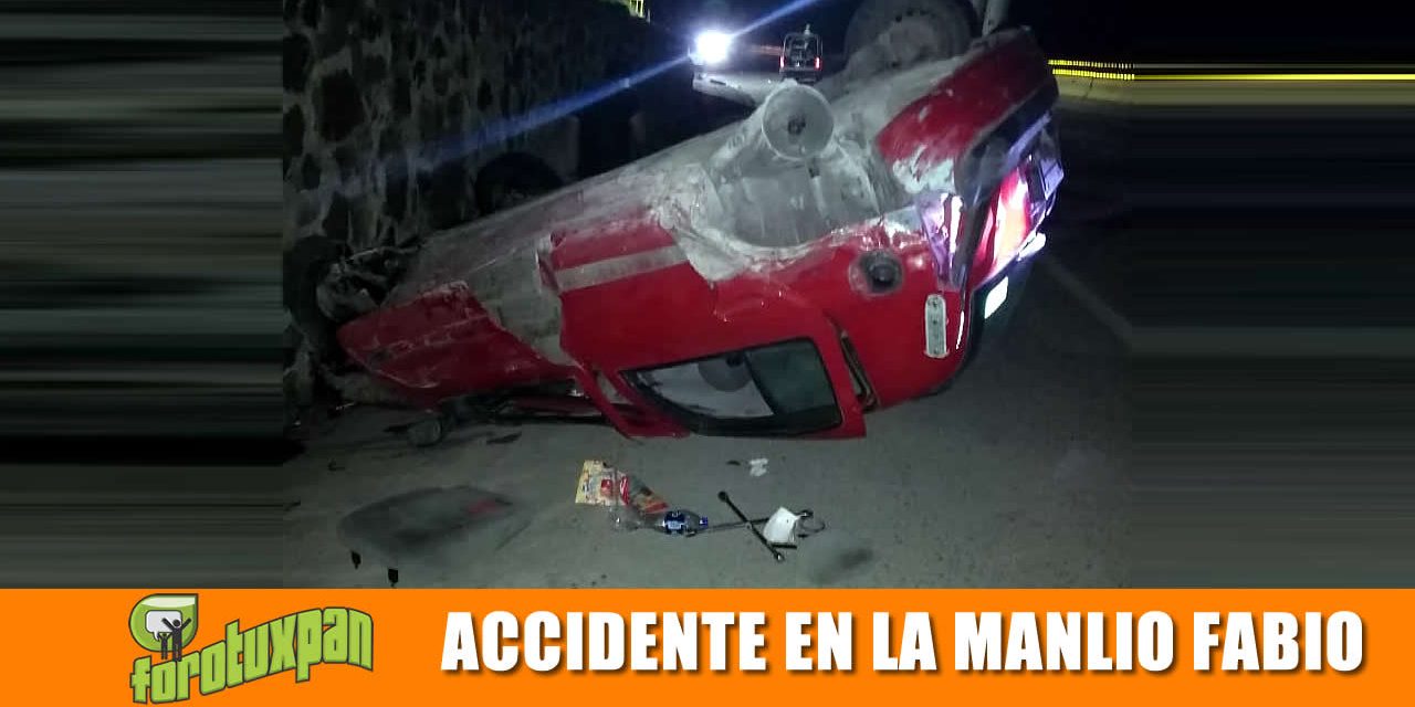 Accidente en la Manlio Fabio