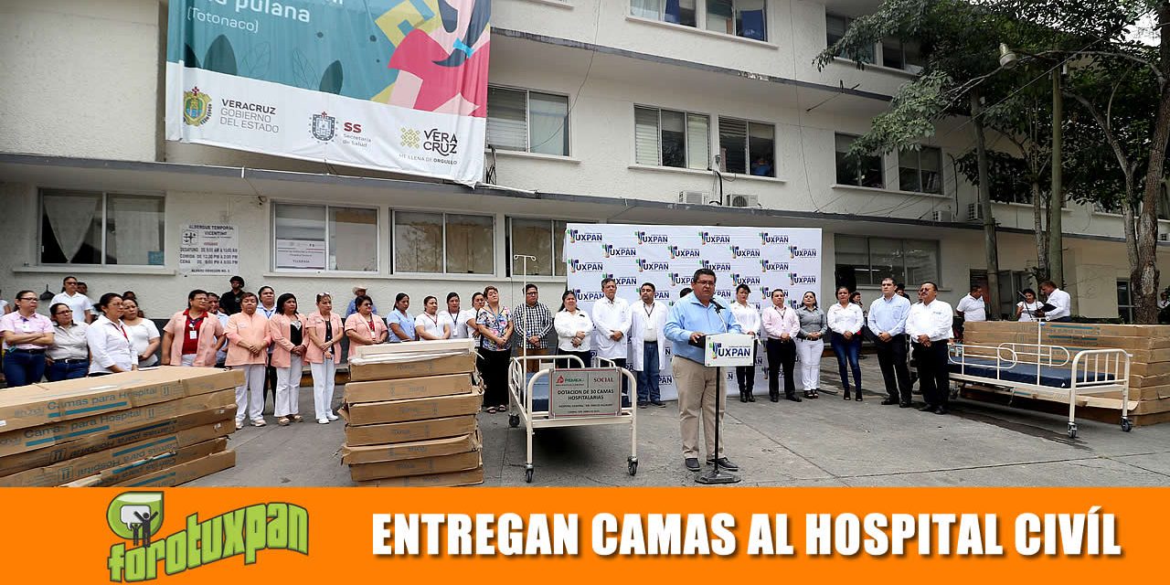 Gobierno Municipal entrega 30 camas al Hospital Civil