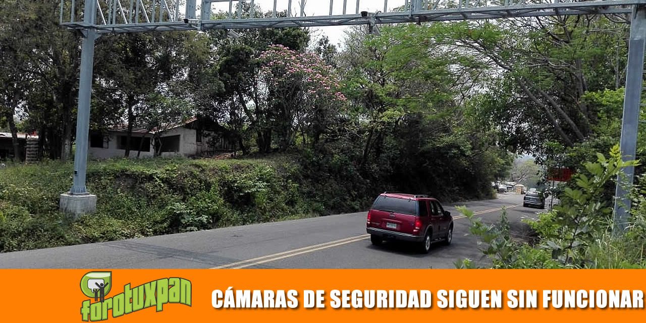 CÁMARAS DE SEGURIDAD CONTINÚAN SIN FUNCIONAR