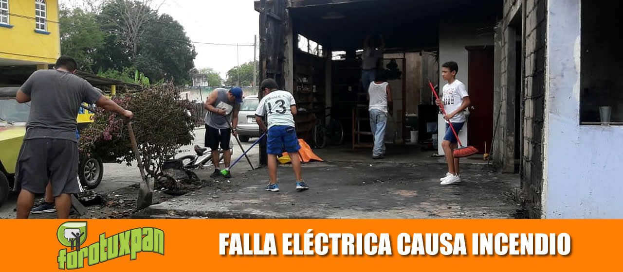 FALLA ELÉCTRICA CAUSA INCENDIO