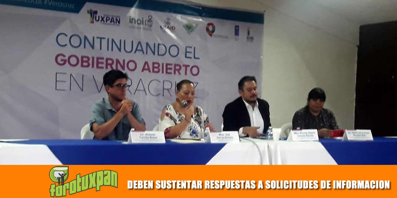 DEBEN SUSTENTAR RESPUESTAS A SOLICITUDES DE INFORMACION