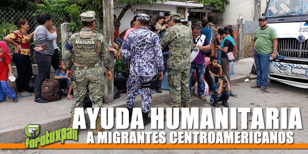 AYUDA HUMANITARIA A MIGRANTES CENTROAMERICANOS