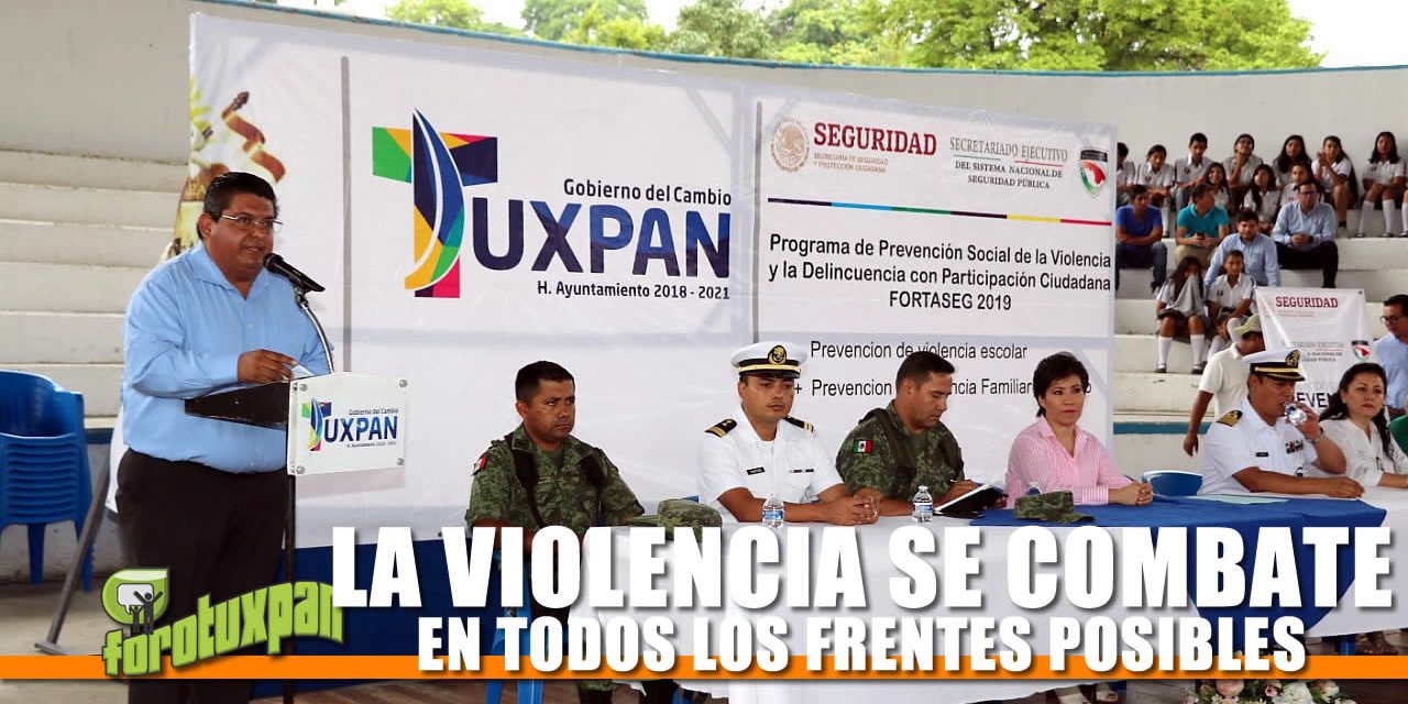 LA VIOLENCIA SE COMBATE EN TODOS LOS FRENTES POSIBLES