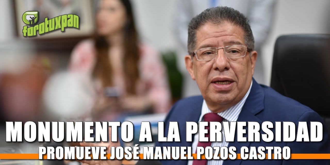 Monumento a la Perversidad promueve José Manuel Pozos Castro