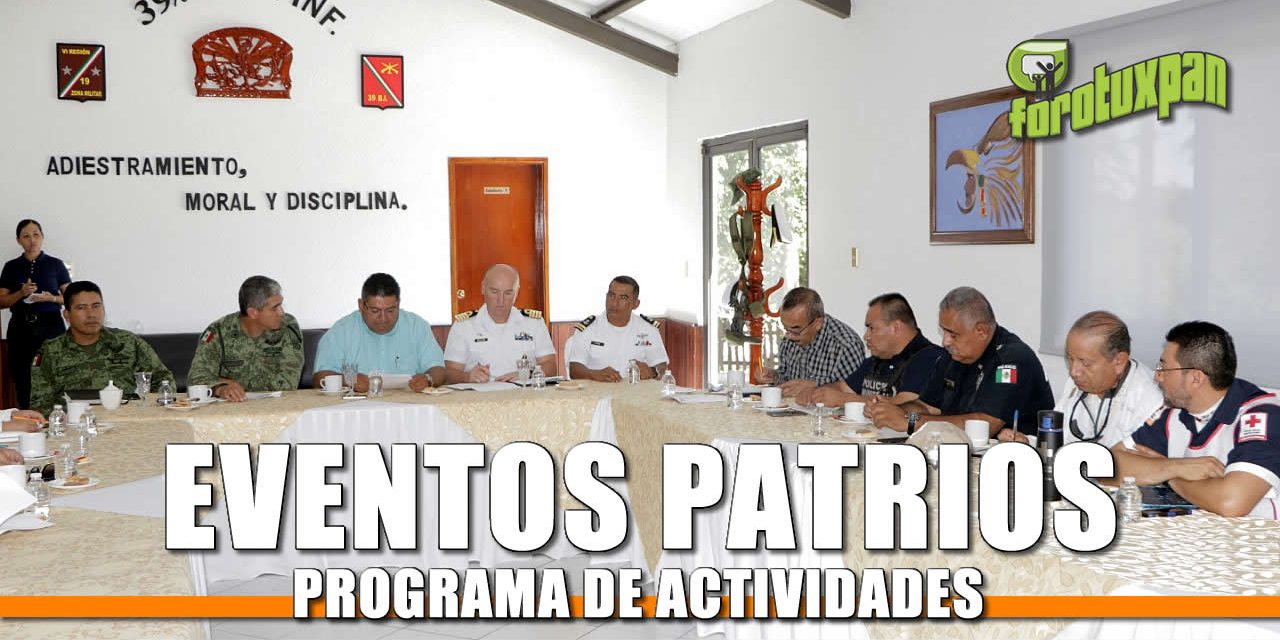 Programa de Actividades de EVENTOS PATRIOS