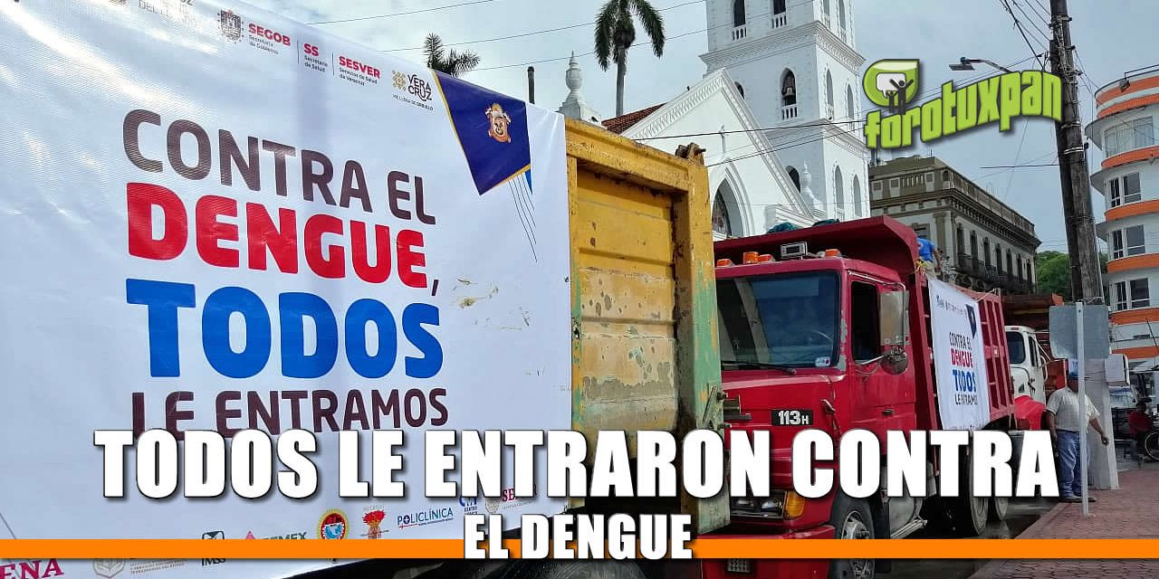 Todos le entraron contra el dengue