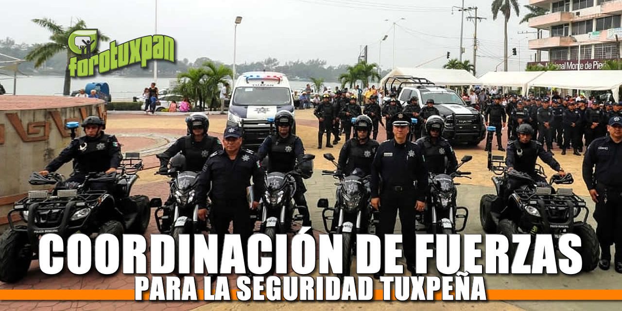 Coordinación de fuerzas base para la seguridad de Tuxpan