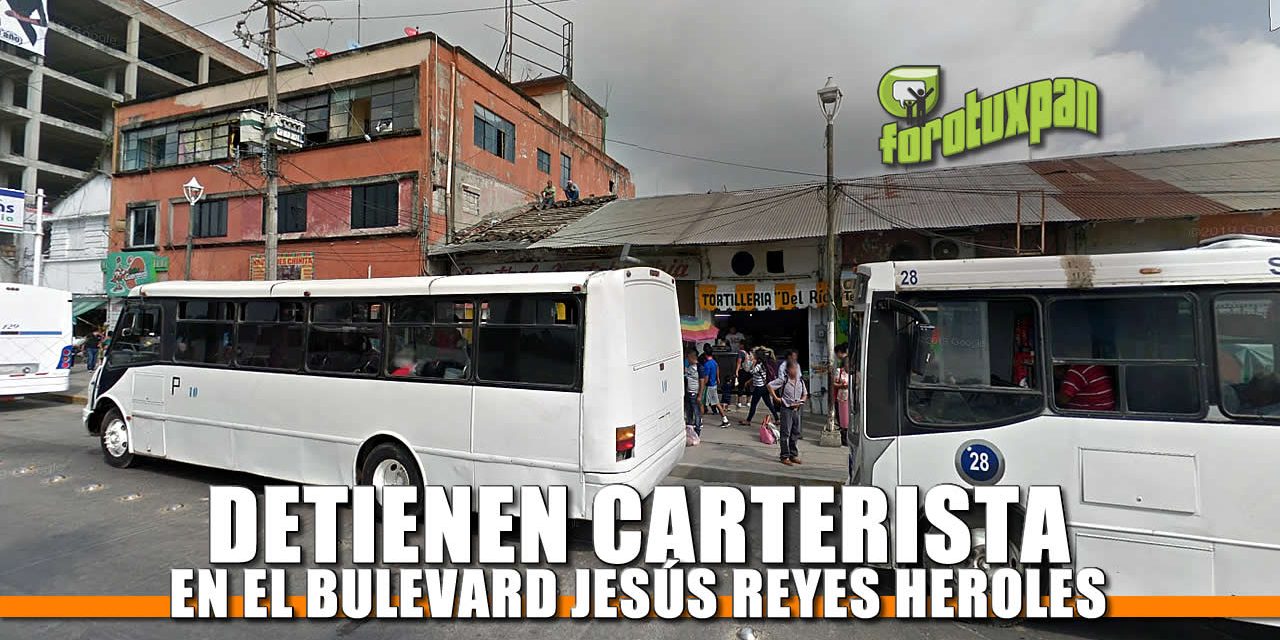 Detienen CARTERISTA en el Bulevard reyes heroles