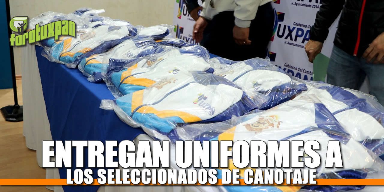 Entrega de uniformes a SELECCIONADOS de Canotaje