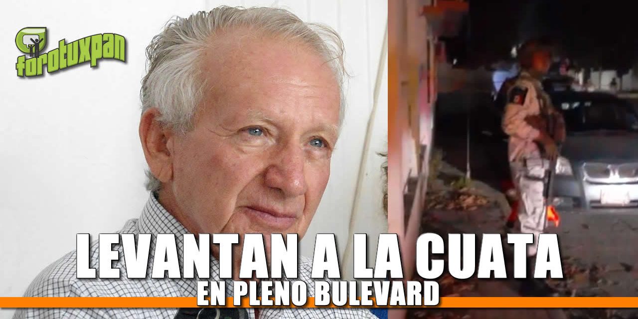 LEVANTAN a la CUATA EN EL BULEVARD