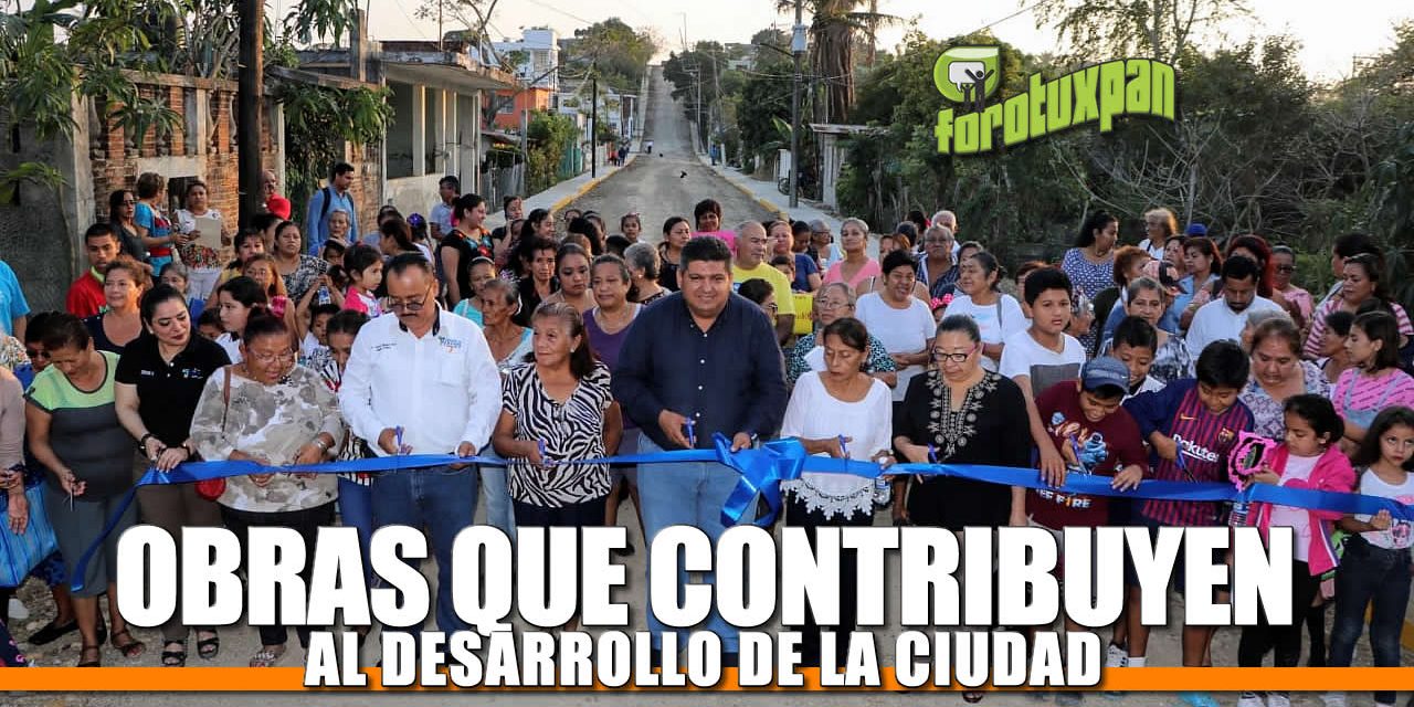 Obras que contribuyen al desarrollo de la ciudad