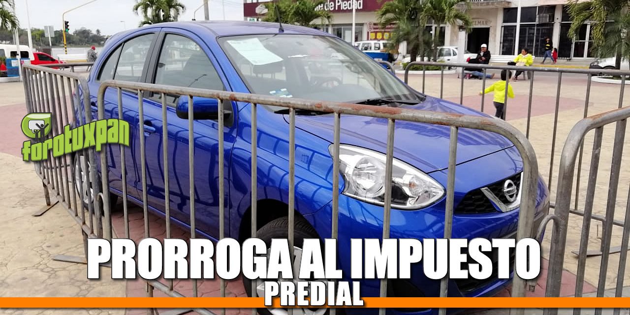 Prorroga al impuesto predial