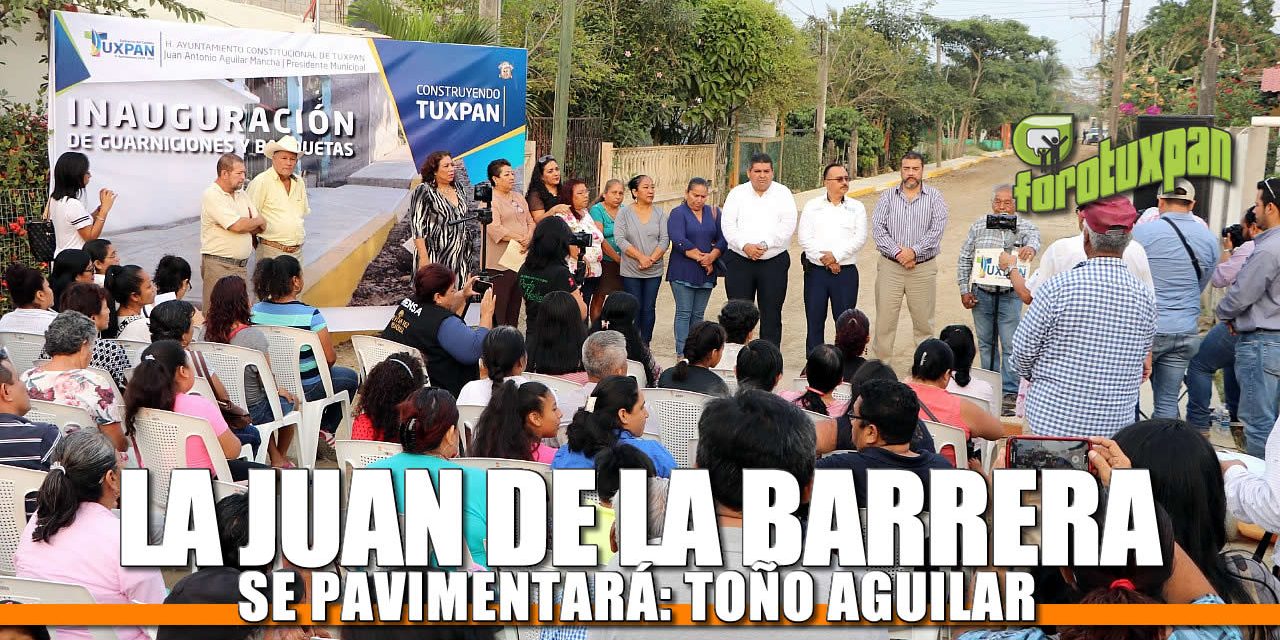 La calle Juan de la Barrera se pavimentará: Toño Aguilar