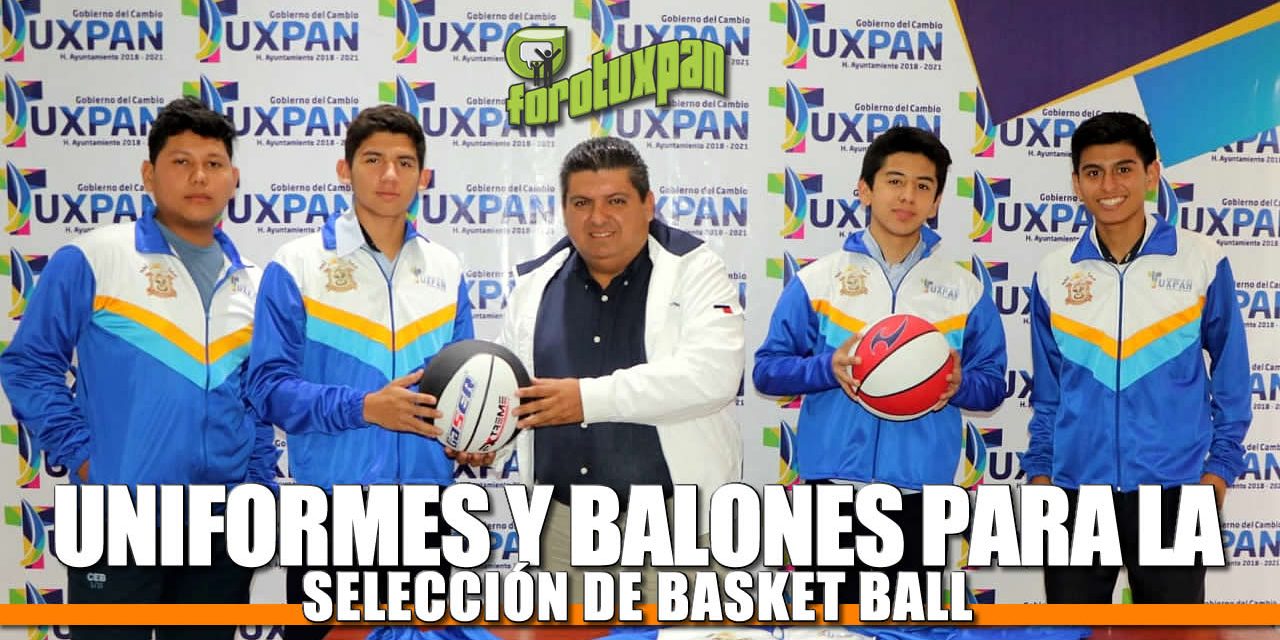 Uniformes y balones para la selección de basquetbol en modalidad 3X3
