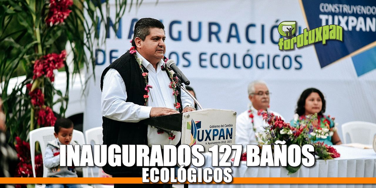 Inauguran 179 Baños Ecológicos