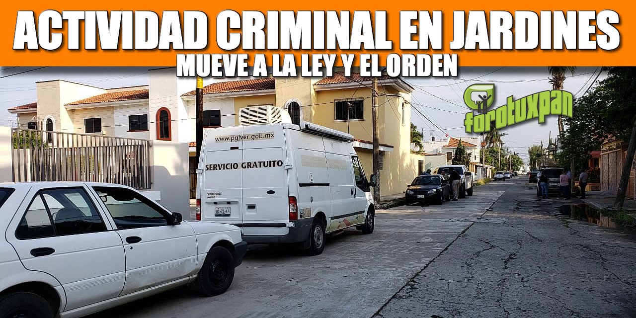 Actividad Criminal en Jardines mueve a la Ley y el Orden