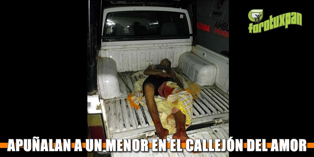 APUÑALAN A UN MENOR EN EL CALLEJÓN DEL AMOR