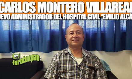 Carlos Montero Villareal, nuevo administrador del Hospital Civíl EMILIO ALCÁZAR