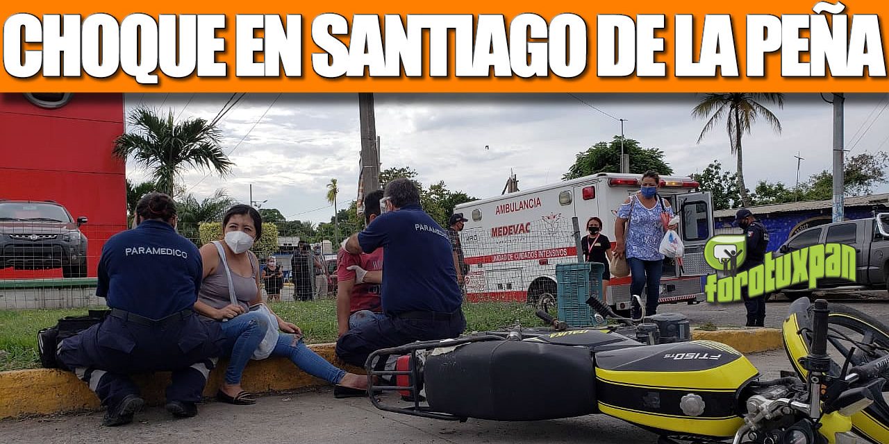Choque en Santiago de la Peña