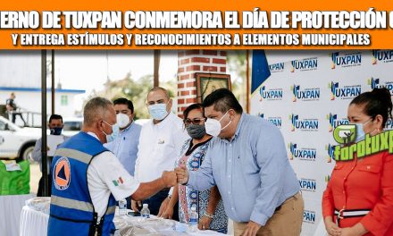GOBIERNO DE TUXPAN CONMEMORA EL DÍA DE PROTECCIÓN CIVIL Y ENTREGA ESTÍMULOS Y RECONOCIMIENTOS A ELEMENTOS MUNICIPALES