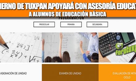 GOBIERNO DE TUXPAN APOYARÁ CON ASESORÍA EDUCATIVA A ALUMNOS DE EDUCACIÓN BÁSICA