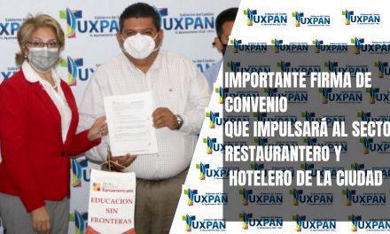 IMPORTANTE FIRMA DE CONVENIO QUE IMPULSARÁ AL SECTOR RESTAURANTERO Y HOTELERO DE LA CIUDAD