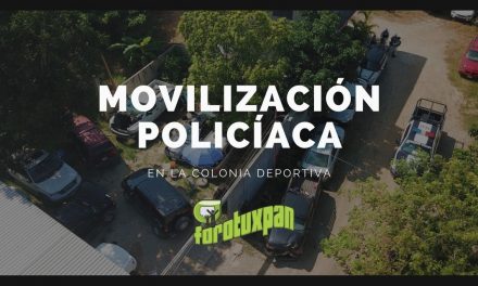 Movilización Policíaca en la Colonia DEPORTIVA
