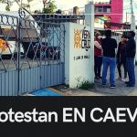 USUARIOS TUXPEÑOS PROTESTAN FRENTE A CAEV