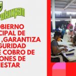 EL GOBIERNO MUNICIPAL DE TAMIAHUA ,GARANTIZA LA SEGURIDAD DURANTE COBRO DE PENSIONES DE BIENESTAR