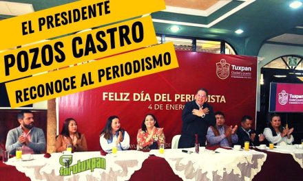 Presidente POZOS CASTRO reconoce al periodismo
