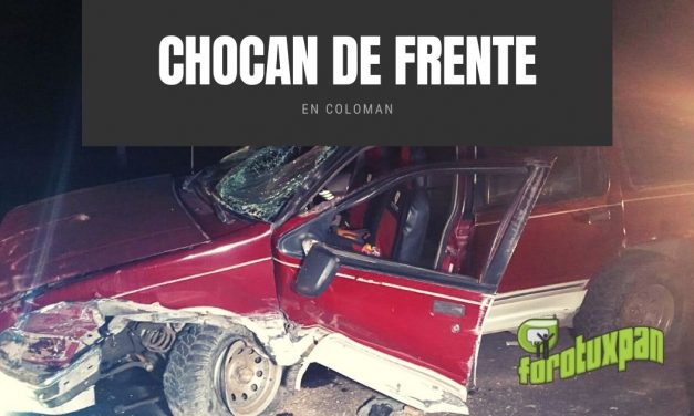 CHOCAN DE FRENTE EN COLOMAN