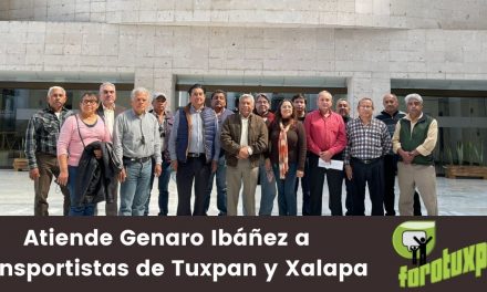 Atiende Genaro Ibáñez a transportistas de Tuxpan y Xalapa