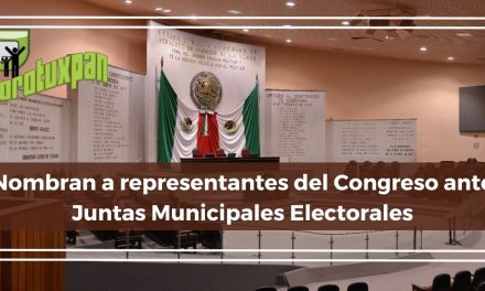Nombran a representantes del Congreso ante Juntas Municipales Electorales