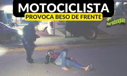 Motociclista provoca BESO de frente en la López
