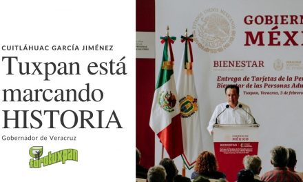Tuxpan está marcando HISTORIA: Cuitláhuac García Jiménez