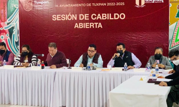 Cuerpo Edilicio de Tuxpan lleva a cabo Sesión de Cabildo Abierta