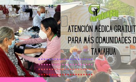 Atención médica gratuita para más comunidades de Tamiahua