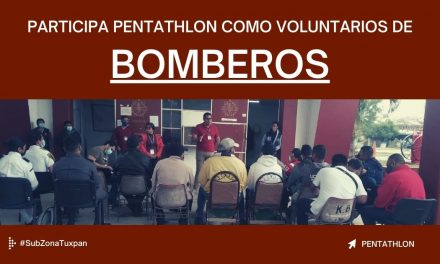 Participa PENTATHLON como voluntarios de BOMBEROS