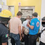 SSP Municipal, Bomberos y PC rescatan a personas atrapadas en un elevador
