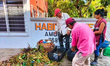 Tamiahua: Labores de limpieza por personal de servicios generales del ayuntamiento